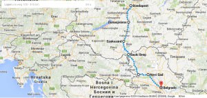 Fietsvakantie Hongarije-Budapest naar Belgrado